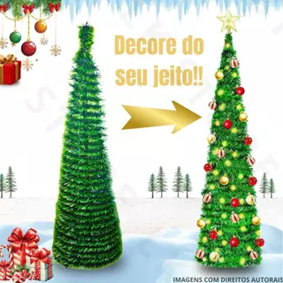 Árvore de Natal 150CM requintada árvore de Natal dobrável decoração pinheiro