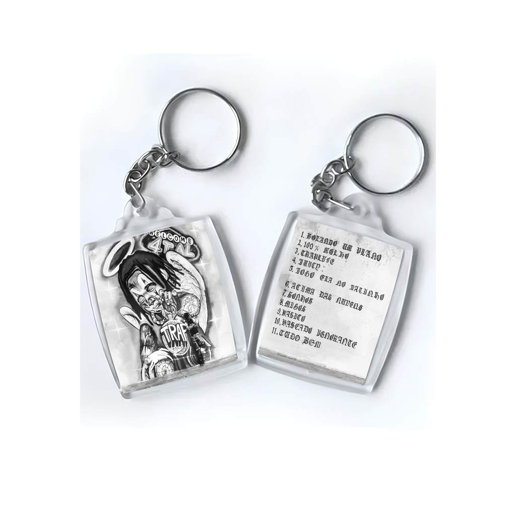 Chaveiro Acrílico 3x4 Personalizado ISSO É TRAP Brandão Brandão85