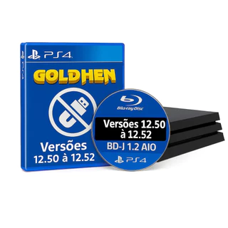 Disco de desbloqueio 12.50 à 12.52 BD-J PS4