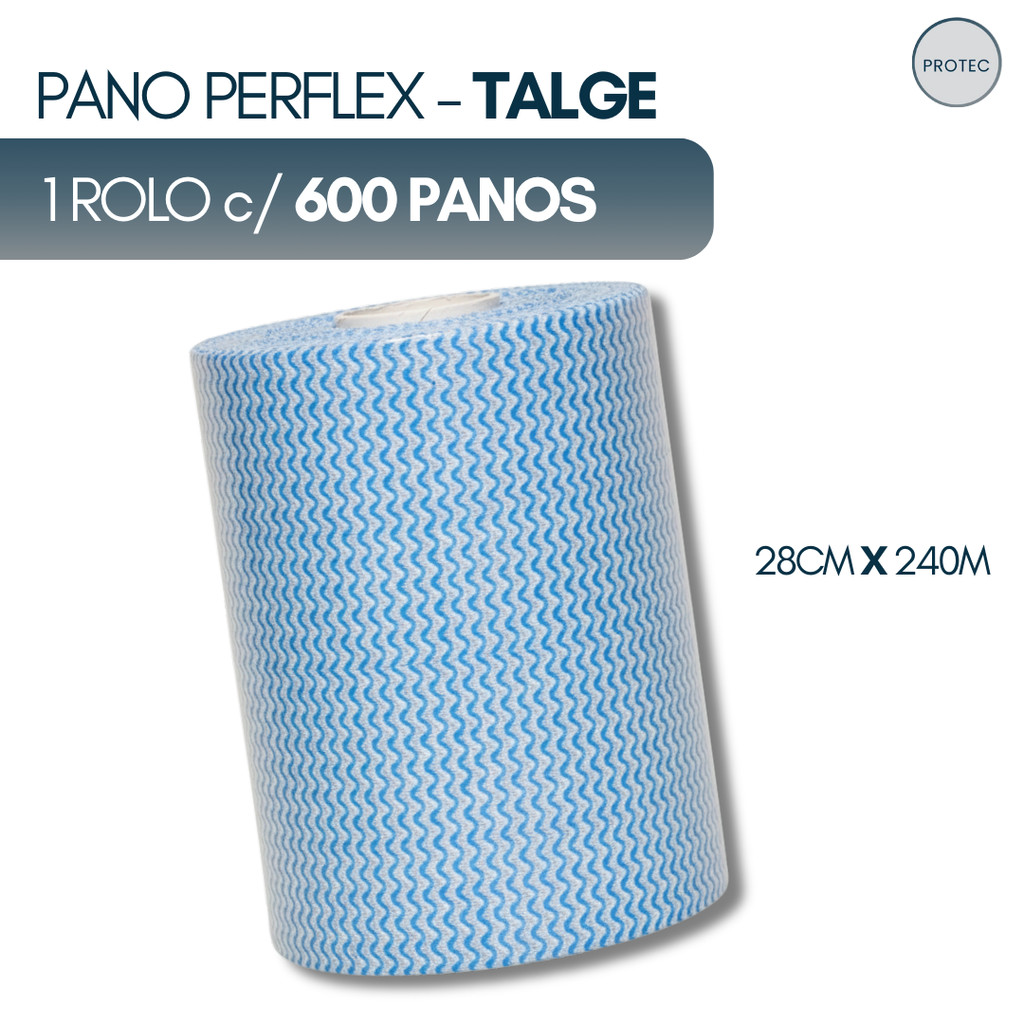Pano Perflex Multiuso AZUL | 600 Unidade no Rolo - 28cmx240m | Shopee ...