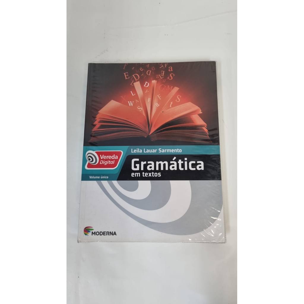 Livro Vereda Digital Gramática em Textos 3ª Edição A6553 | Shopee Brasil