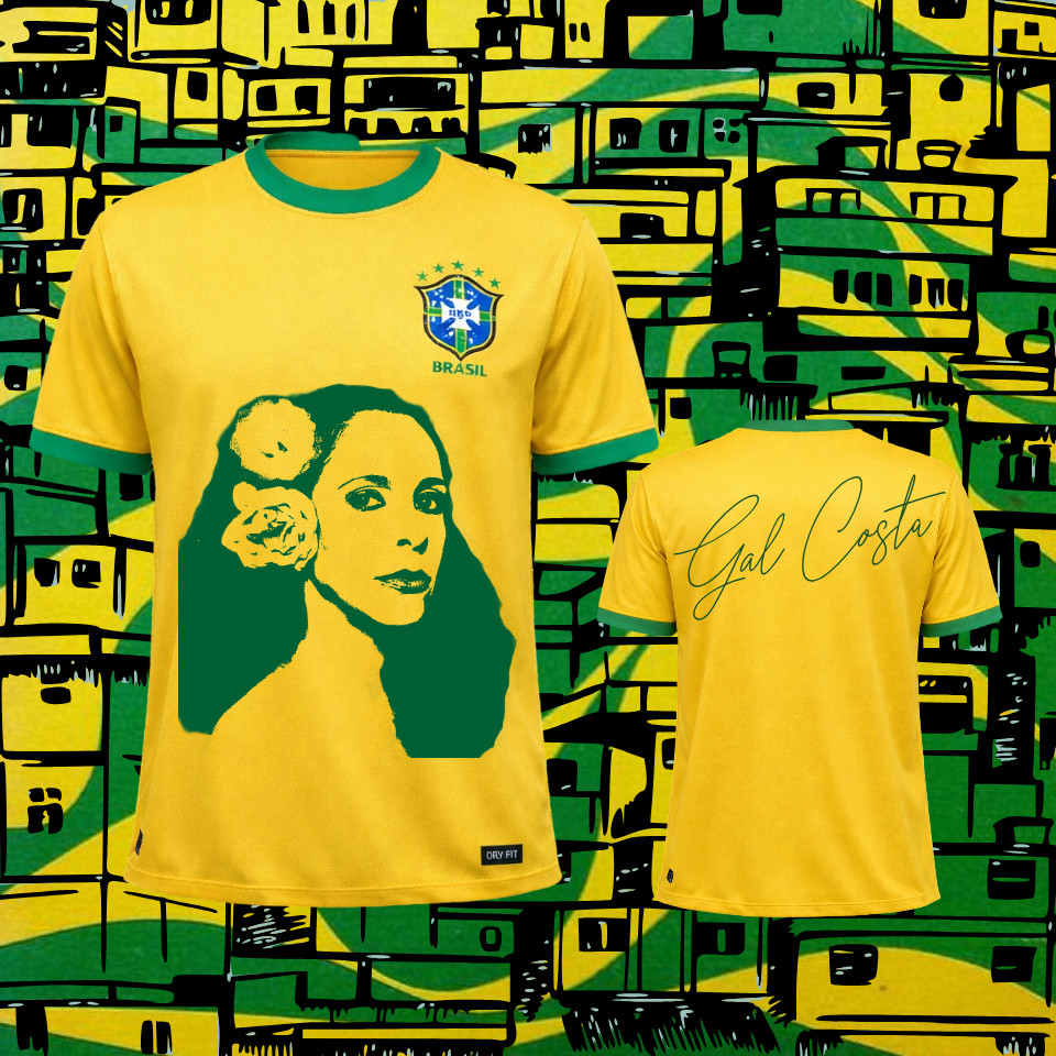 Camisa - Djavan Brasil - Gal Costa