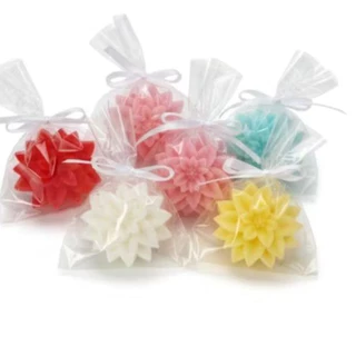 kit 10 lembrancinhas flor de lotus sabonete artesanal dia das mulheres em Oferta na Shopee