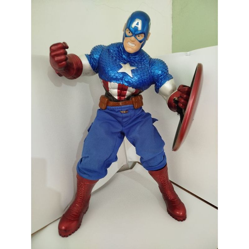 Boneco Capitão América Premium Grande 50cm (usado, ver descrição do ...