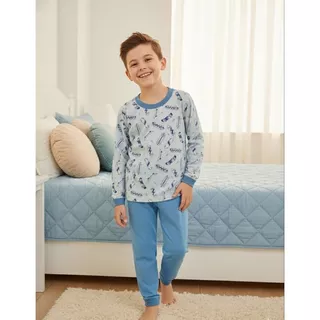 Pijama infantil Premium Masculino em Oferta na Shopee