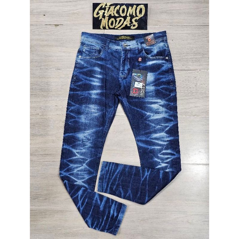 Calça Jeans Masculina Destroy Linha Premium | Shopee Brasil