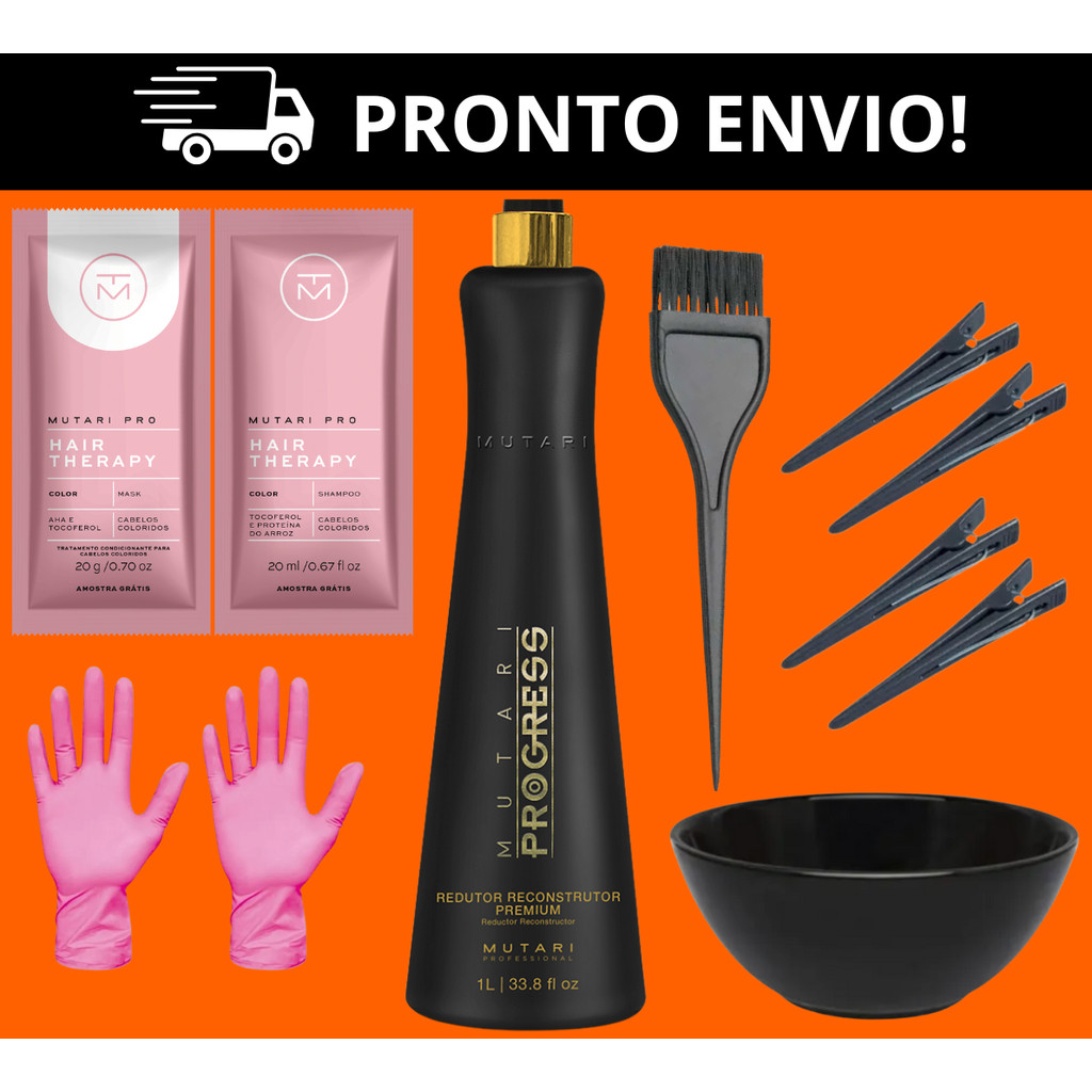 Escova Progressiva Progress Mutari 1 Litro - Original | Shopee Brasil