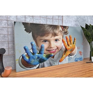 Quadro Personalizado com Sua Foto em Tela de Tecido com Estrutura de Madeira