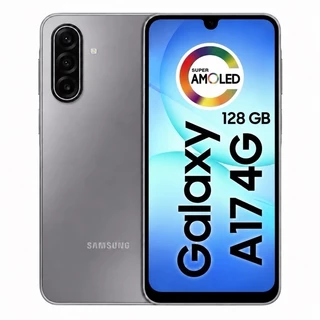 Smartphone Samsung Galaxy A17 4G 128GB Tela 6.7 Super AMOLED Câmera Tripla 50MP