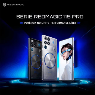 REDMAGIC 11S Pro Snapdragon 8 Elite Gen 5 Versão Líder 12/16+256/512GB Resfriamento Líquido 7500mAh Nightfreeze/Subzero