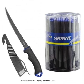 Faca Fileteira Marine Sports 6" Bainha e Afiador