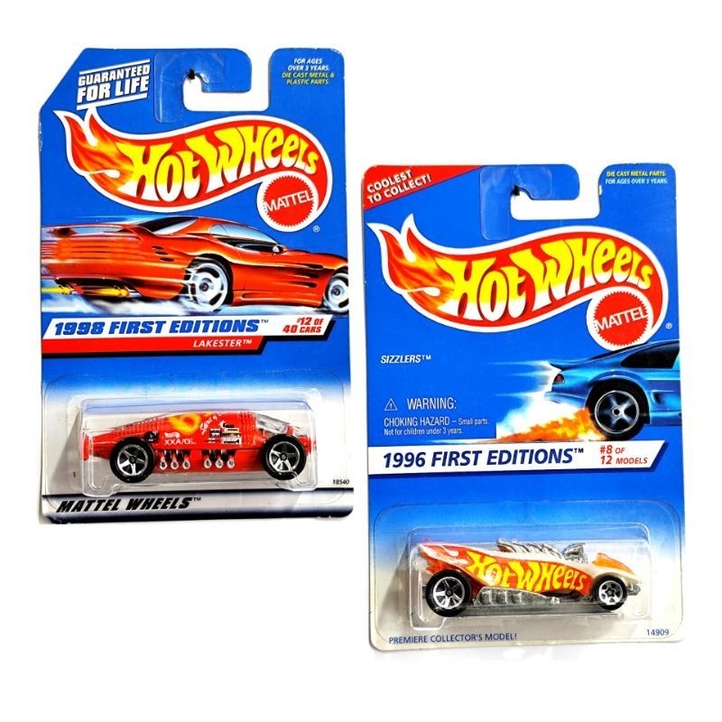 Hot Wheels Carrinho Coleção 1/64 First Editions, antigos