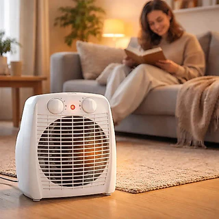 ABAIXO DO PREÇO!! Aquecedor de Ar Elétrico Kian AQ100 com 1800W Termoventilador com 2 Níveis Portátil