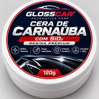 cera de carnaúba + SIO2 blend glosscar