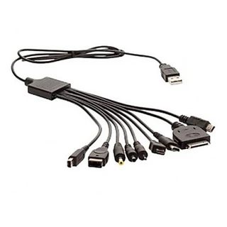 Cabo Multiaplicações 9 em 1 PSP NDSi Micro USB DS Lite GBA Nokia