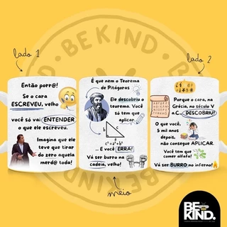 Caneca Personalizada Professor Clovis Humor | be kind.