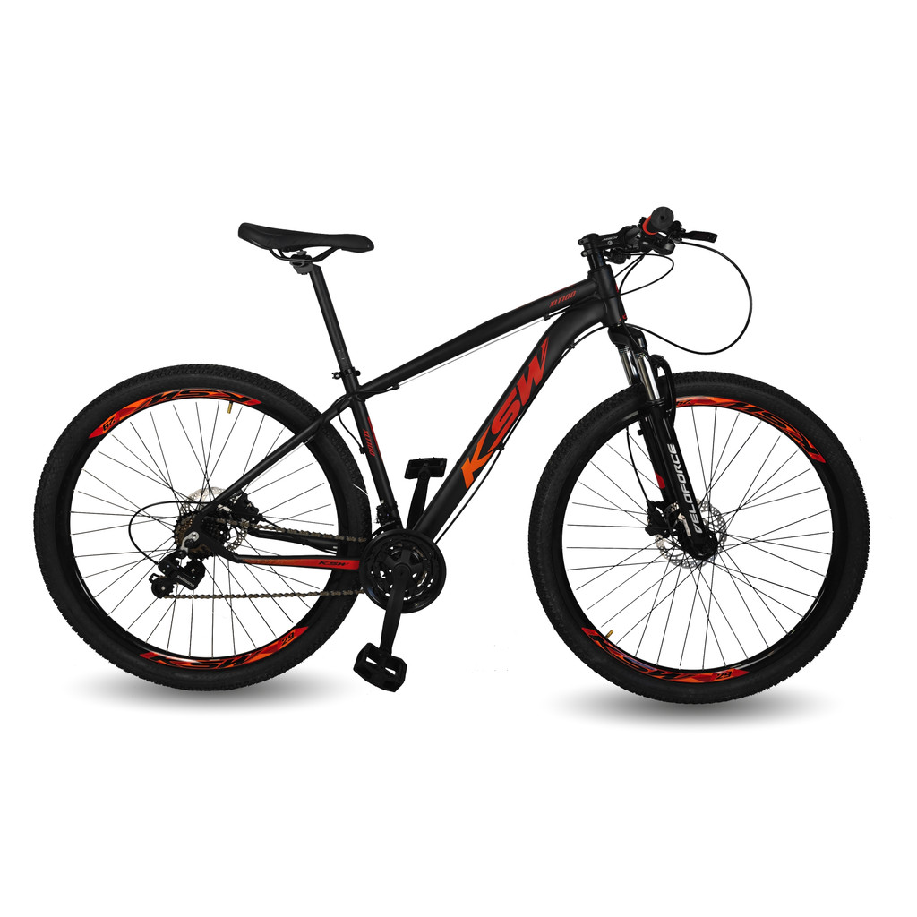 きゆ　 Bicicleta Aro 29 Ksw 24 Vel Shimano Freio Hidraulico/Trava