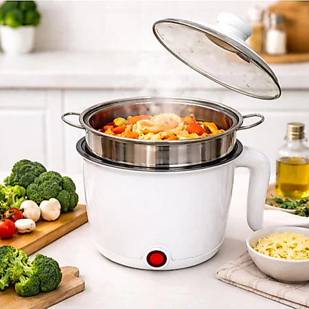 Panela De Arroz Elétrica Multi-Camadas/De Dupla Camada Dormitório Doméstico Funções 1.8L
