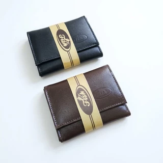 Carteira Masculina Velcro Couro Legítimo Luxo Compacta Cartões CNH Cédulas