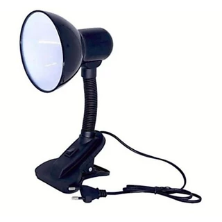 Luminaria De Mesa Com Garra Presilha Bivolt Leitura Estante Quarto Maquiagem Manicure