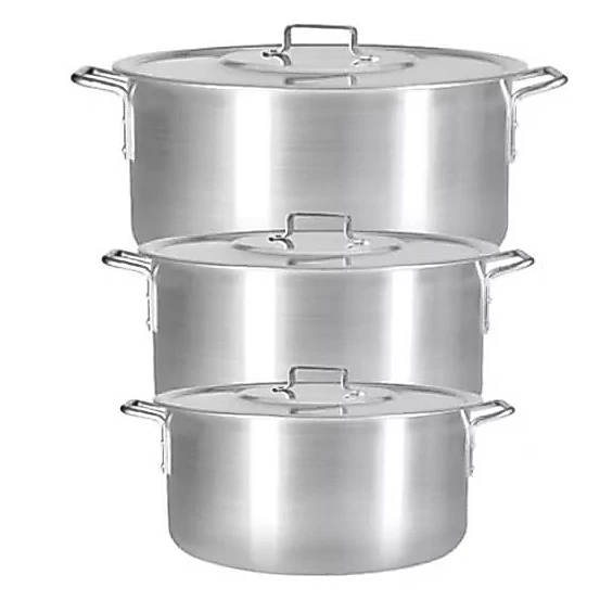 kit panela feijoada de alumínio 3 peças - Imagem 2