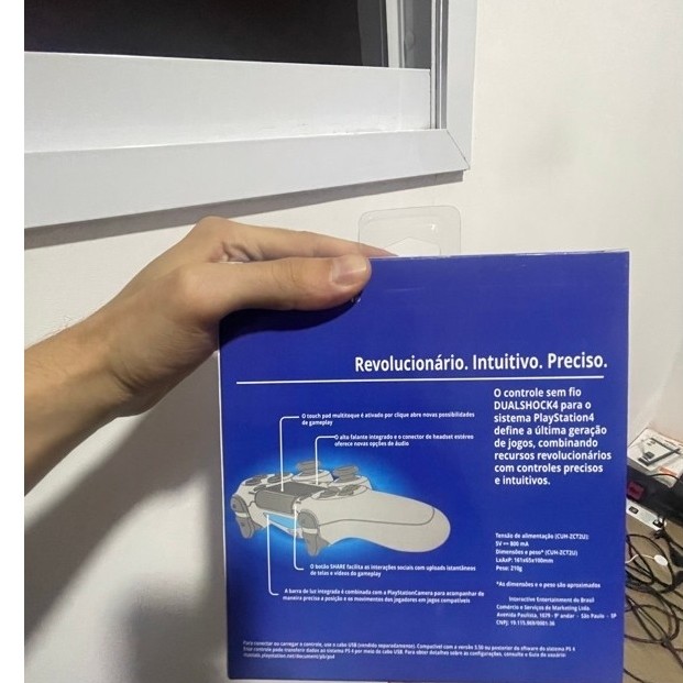 Controle compatível com Ps4 PC Televisao e Celular sem fio controle manetec
