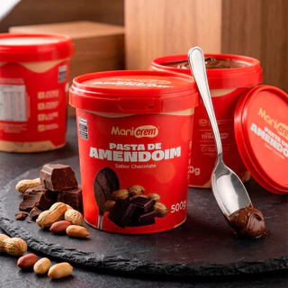 Creme Pasta De Amendoim Deliciosos Sabores Manicrem 500g