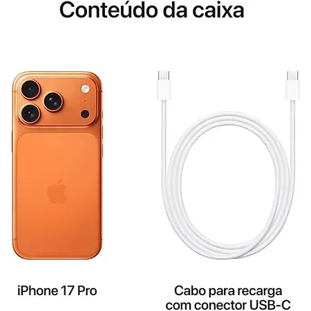 Novo Apple iPhone 17 Pro ou Pro Max Envio Imediato e Nota Fiscal com 256gb ou 512gb