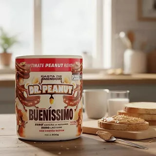 Pasta de Amendoim Dr. Peanut 600g Nutriva Energia Sustentável