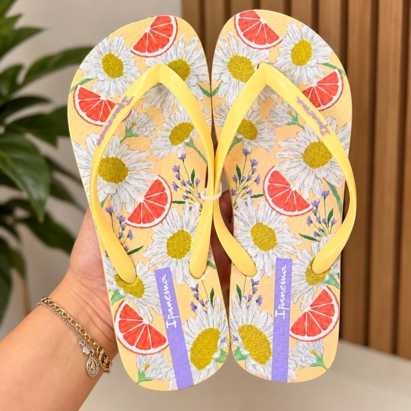 Sandália Chinelo Feminino Ipanema Original Flora Leve Macio | Shopee Brasil