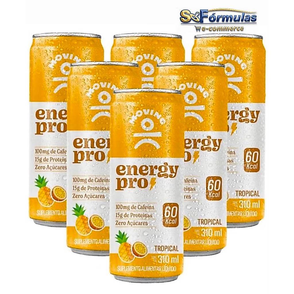 Moving Energy Pro Ice Tea - Sabor Tropical - 310ML 15g Proteina