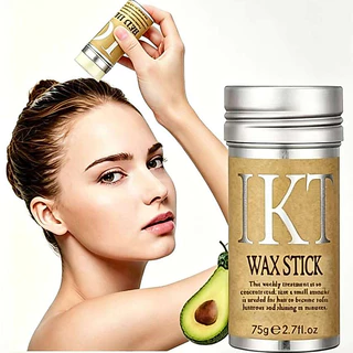 Bastão Pomada Cera Finalizadora Wax Stick 75g Anti-Frizz para Fios Rebeldes
