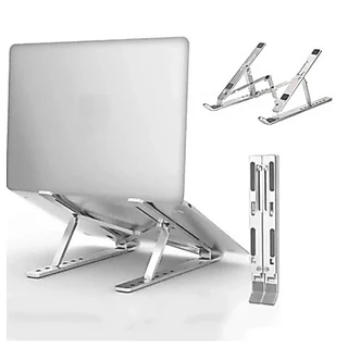 Suporte para laptop, suporte de metal portátil para laptop, telefone e tablet Su