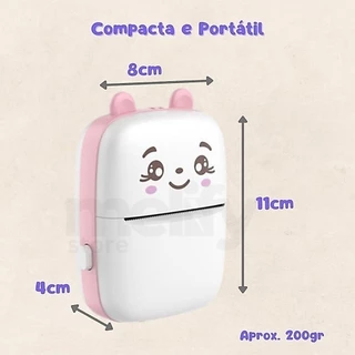 Mini Impressora Térmica Portátil De Bolso Impressão Sem Fio Fotos Notas Bluetooth Para Android Ios-SULAN SELL
