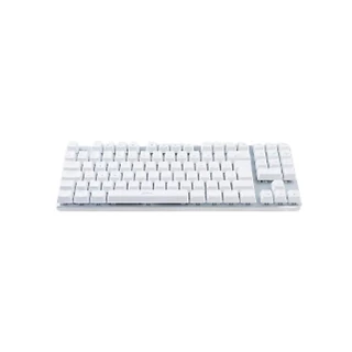 Teclado Gamer Branco e Led Branco APlus Barak Mecânico Switch Outemu Blue - AP-KB-3884W