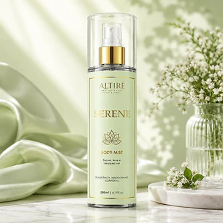 Body Splash Altiré Serene 200ml Perfume Corporal Original Longa Duração Fragrância Feminina