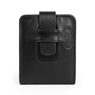 Carteira Masculina Sintética Compacta Cartões CNH Cédulas
