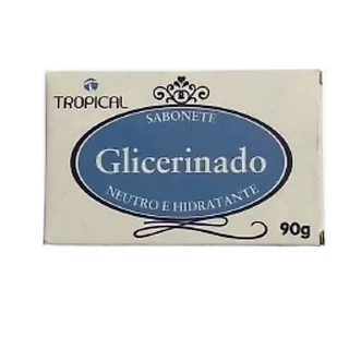 Sabonete barra Glicerinado Neutro e Hidratante Tropical 90g 12 Unidades