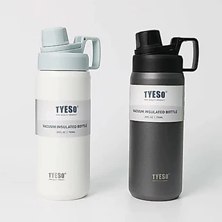 NOVO LANÇAMENTO TYESO Garrafa Térmica Espacial 750ml/900ml/1200ml – Mantém Quente/Frio, Isolamento de Alta Performance