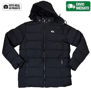 Jaqueta Bobojaco Masculina Adulto Peluciada Grossa Super Quente Impermeável + Ganhe Corrente Dourada de Aço Inoxidável