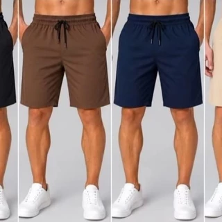 Bermuda Masculina Tactel com Elastano Confortável P ao GG