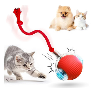 Bola Brinquedos com Cauda De Rolamento Automático Do Falso Recarregável Bola Inteligente Gato
