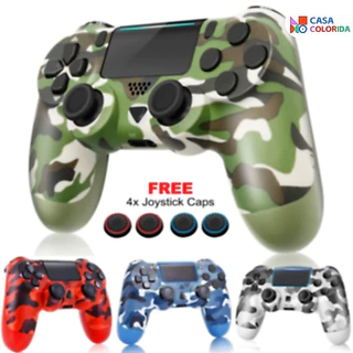 Controle Sem Fio Personalizado Camuflado para PS4 com Tecnologia Avançada e Cabo