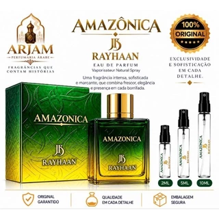 Perfume Amazônica JB Rayhaan - EAU DE PARFUM- Excelente fixação