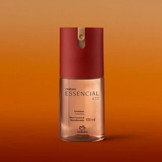 Desodorante Corporal Natura Essencial Ato Feminino - Protege e Perfuma com Fragrância Floral Frutal Intensa 100ml
