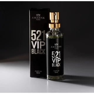 Deo Colônia Masculino 521 Vip Black 15ml - Amakha Paris