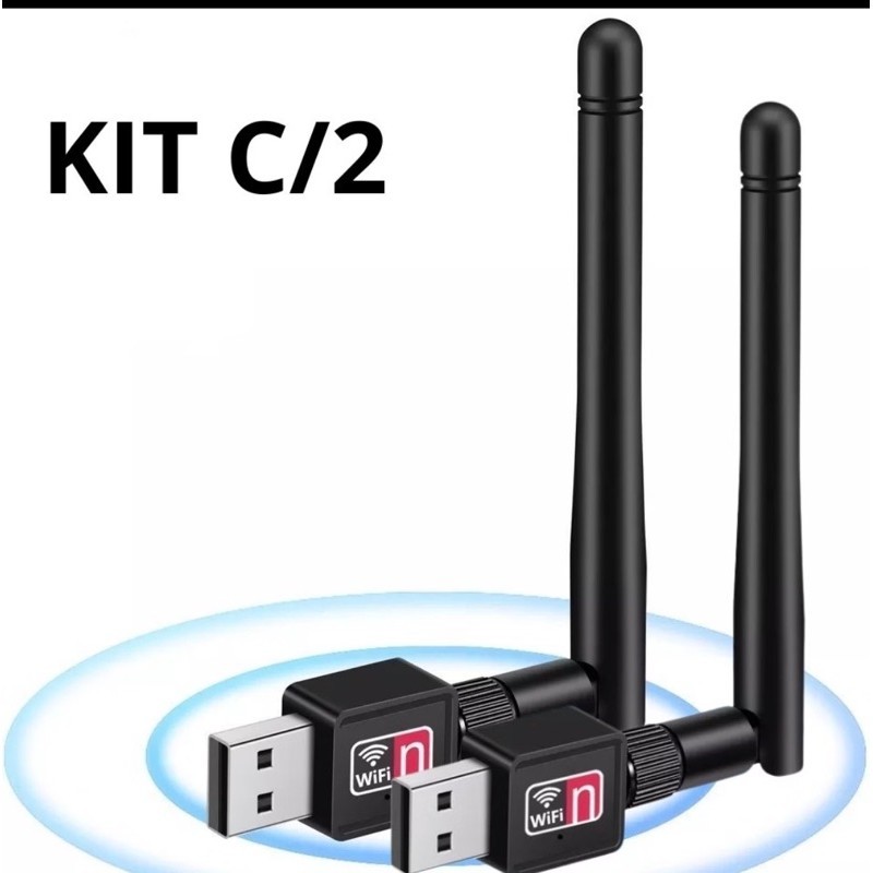 Adaptador Wifi Usb Receptor Antena Wireless Pc Envio rápido atacado