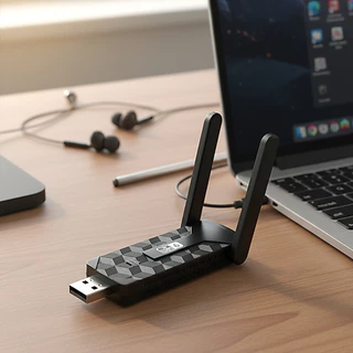 Adaptador Wireless Wi-Fi 6 USB 3.0 Receptor De Rede Sem Fio Dual Band 2.4G