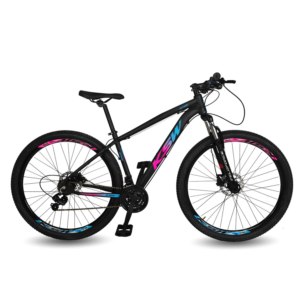 Bicicleta Aro 29 Ksw 24 Vel Shimano Freio Hidraulico/Trava