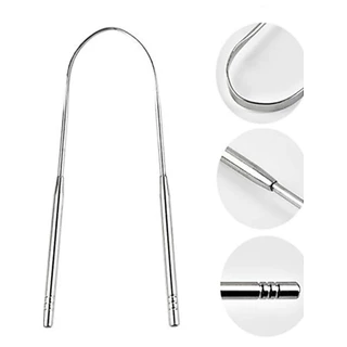 1/2/3 Limpador de Lingua Removedor Aço Inox Mal Hálito